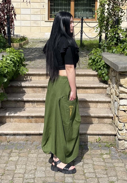 Spódnica Septaria Green - obrazek 4