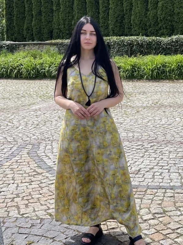 Sukienka Kirke Żółte Tulipany