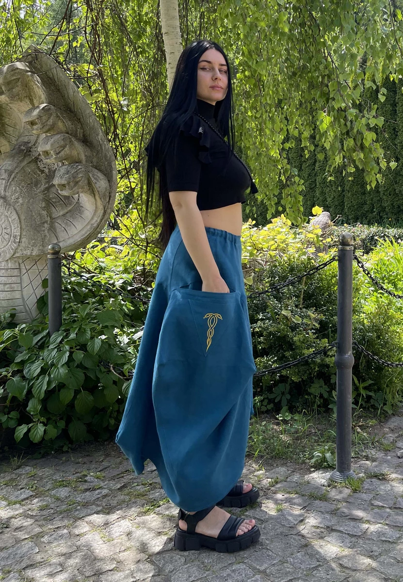 Spódnica Septaria Blue - obrazek 3